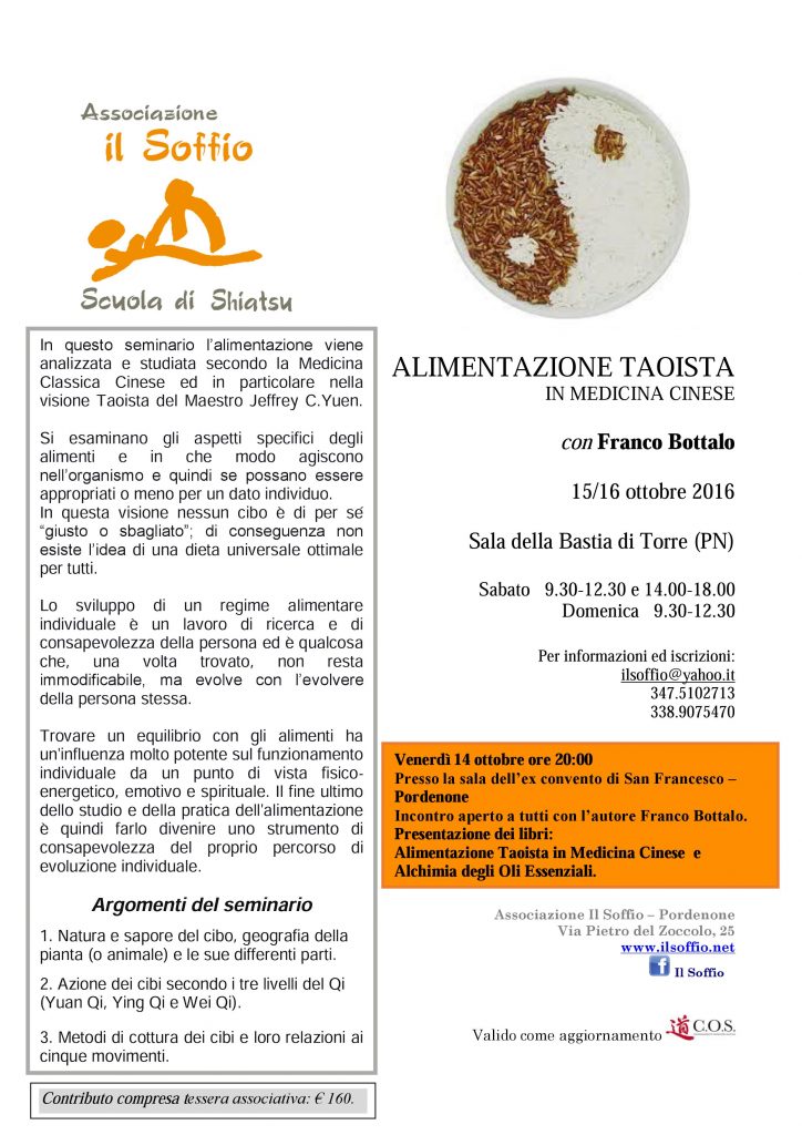 Alimentazione Taoista in Medicina Cinese