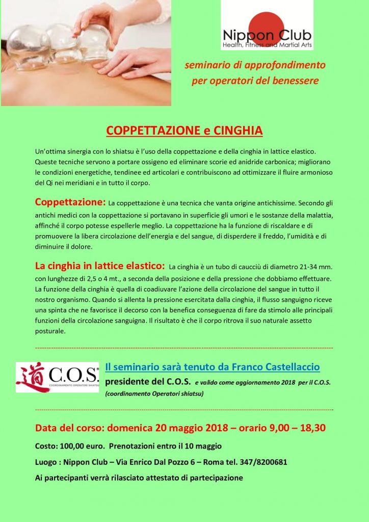 Coppettazione e cinghia