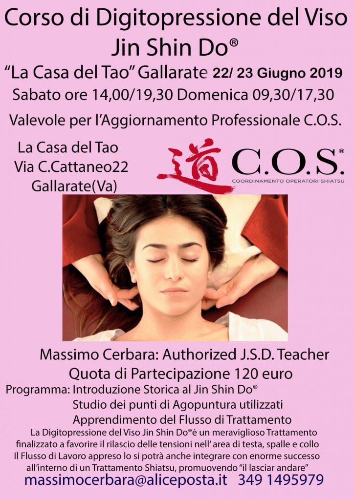 Corso di digitopressione del viso