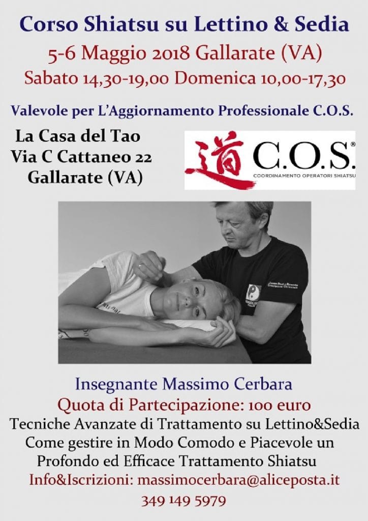 Shiatsu su lettino &amp; sedia