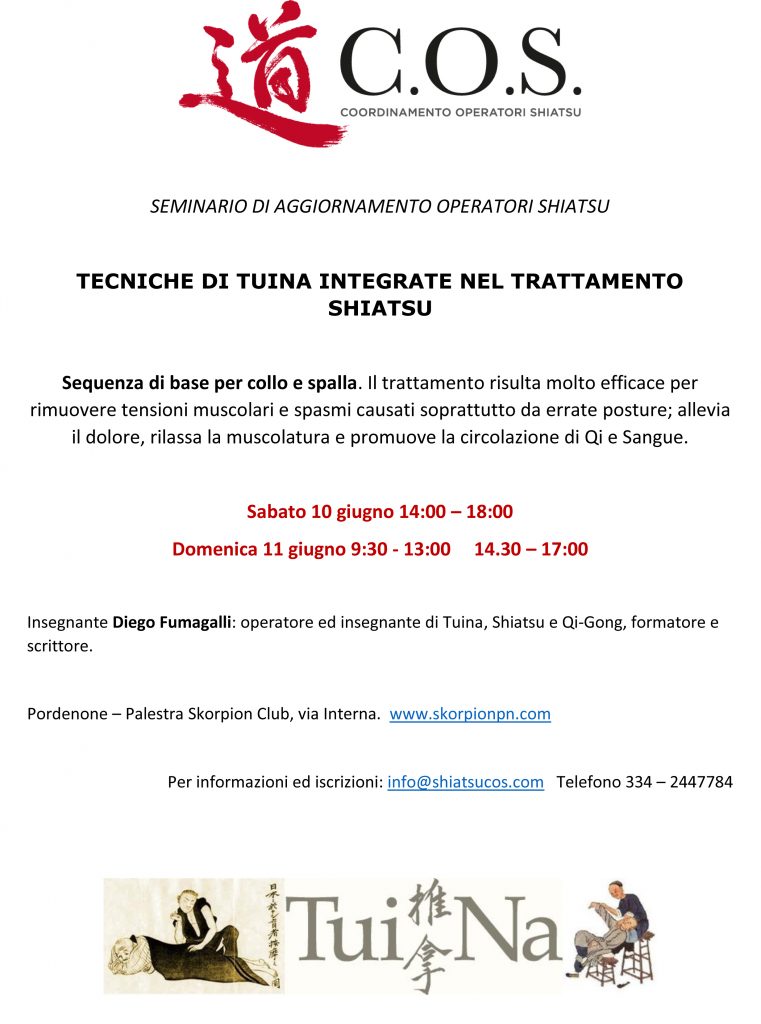 Tecniche di Tuina integrate nel trattamento Shiatsu