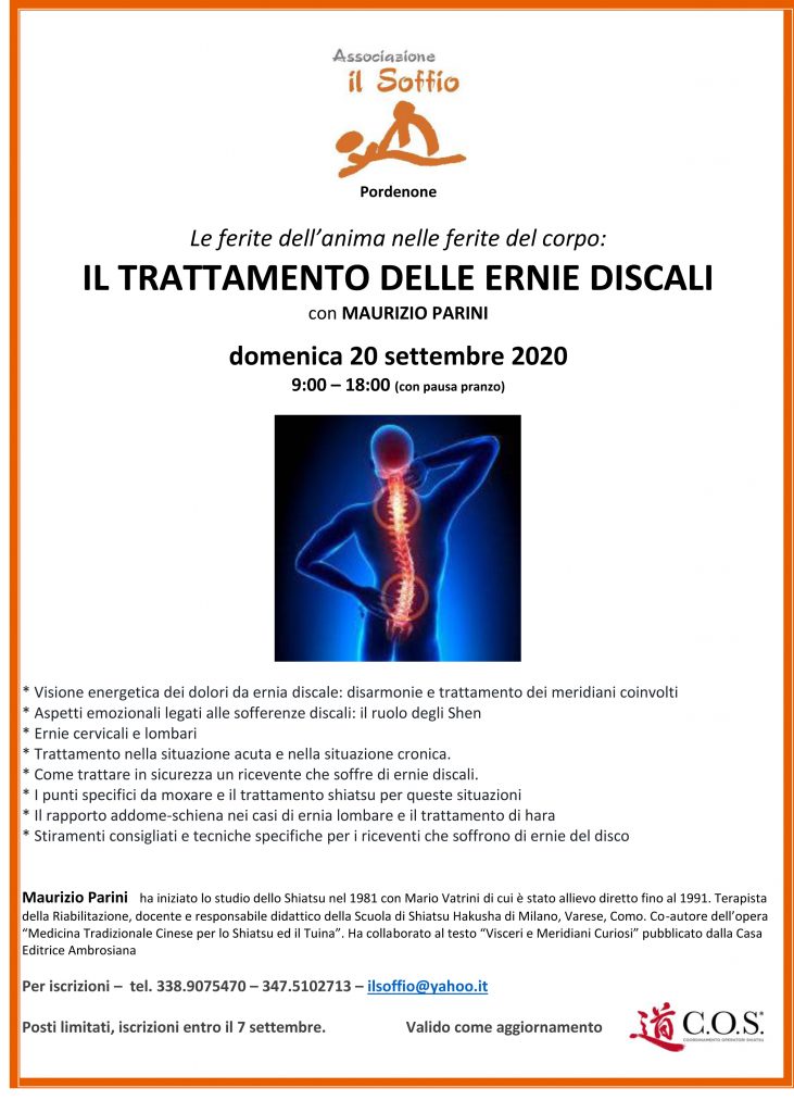 Il trattamento delle ernie discali