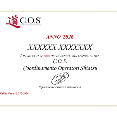 Rinnovo - Quota associativa